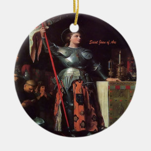 Saint Joan i Arc Julgransprydnad Keramik