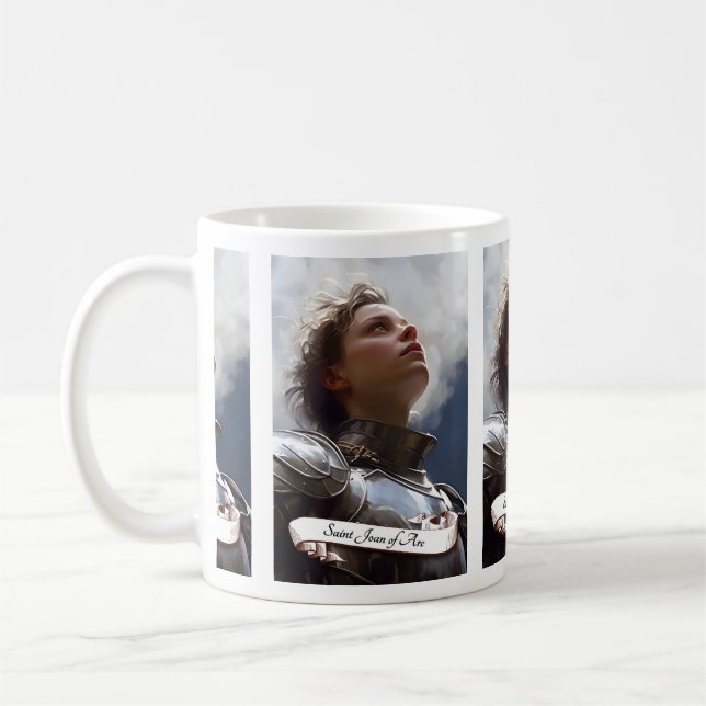 Saint Joan i Arc Kaffemugg (Vänster)