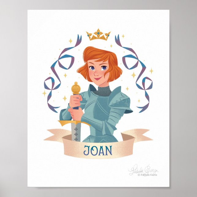 Saint Joan of Arc Art Print Poster (Framsidan)