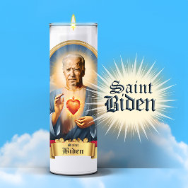 Saint Joe Biden Prayer Candle Klistermärken