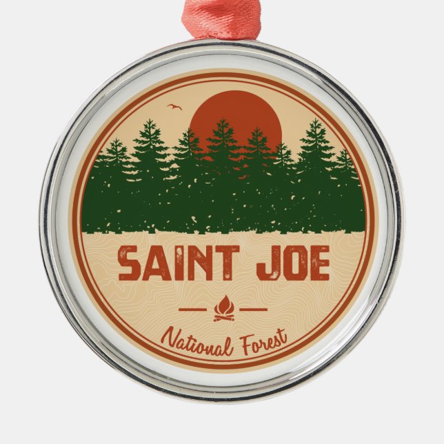 Saint Joe National Forest Julgransprydnad Metall (Framsidan)