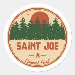 Saint Joe National Forest Runt Klistermärke