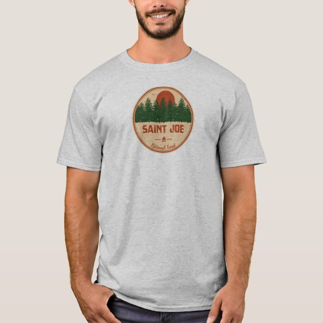 Saint Joe National Forest T Shirt (Framsida)