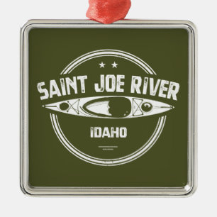 Saint Joe River Idaho Kayaking Julgransprydnad Metall