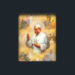Saint Johannes II, JP2, San Giovanni Paolo II Canvastryck<br><div class="desc">Kom ihåg att du aldrig är ensam...  Tack för allt stöd och GBY!</div>