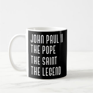 Saint Johannes Paul Ii Jp2 katolsk påve Legend Rel Kaffemugg