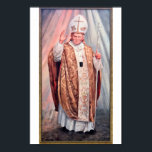 Saint Johannes Paulus II - Beloved Pope från Polen Poster<br><div class="desc">Johannes Paulus II i St Johannes Baptistkyrkan i Cegłow A vocal advocate for human högers, Johannes Paulus talade ofta om lidande i världen. Han hade starka ståndpunkter i många frågor, däribland hans motstånd mot dödsstraff. En karismatisk figur, Johannes Paulus, använde sitt inflytande för att åstadkomma politisk förändring och är stolt...</div>