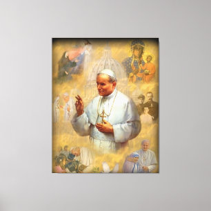 Saint Johannes Paulus II, JP2, San Giovanni Paolo Canvastryck