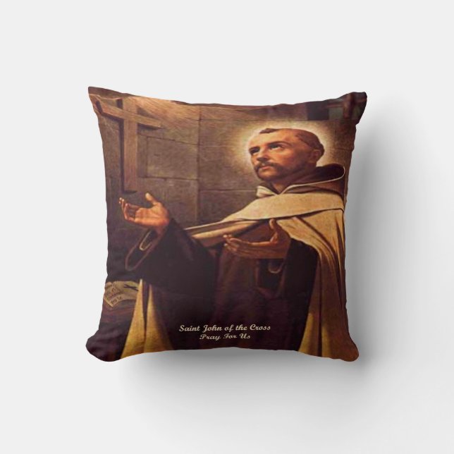 Saint John av Kor av Litany Lane Kudde (Framsida)