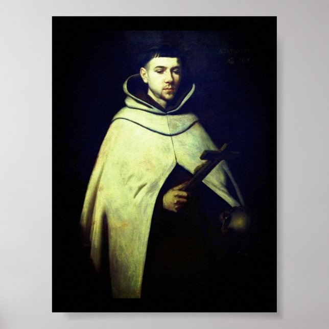 Saint John av Kor av Zurbarán Poster (Framsidan)