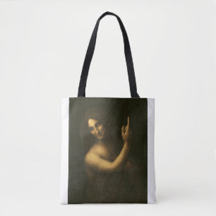 Saint John Baptist av Leonardo da Vinci Tygkasse