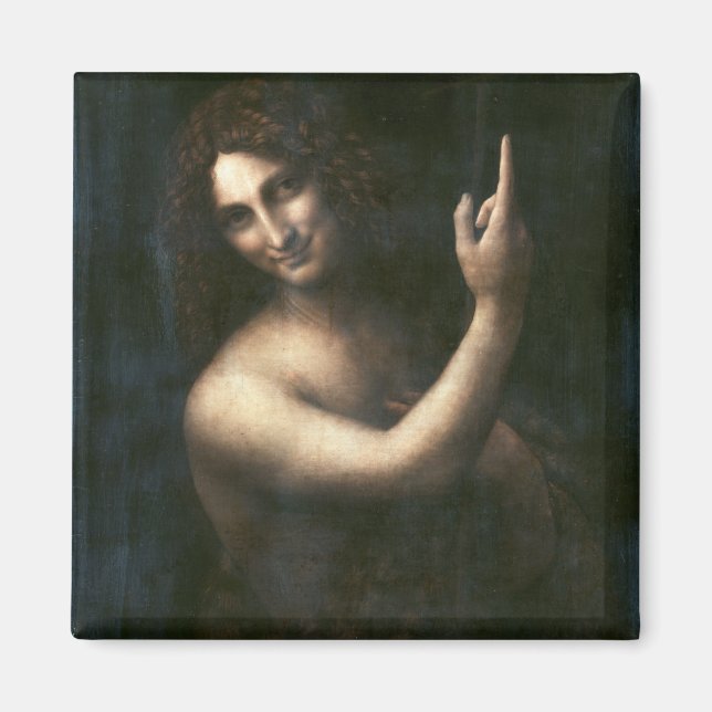 Saint John Baptist, Leonardo da Vinci Magnet (Framsidan)