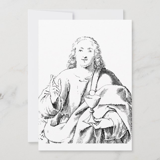 Saint John Beloved Apostle och Evangelist Inbjudningar (Framsida)