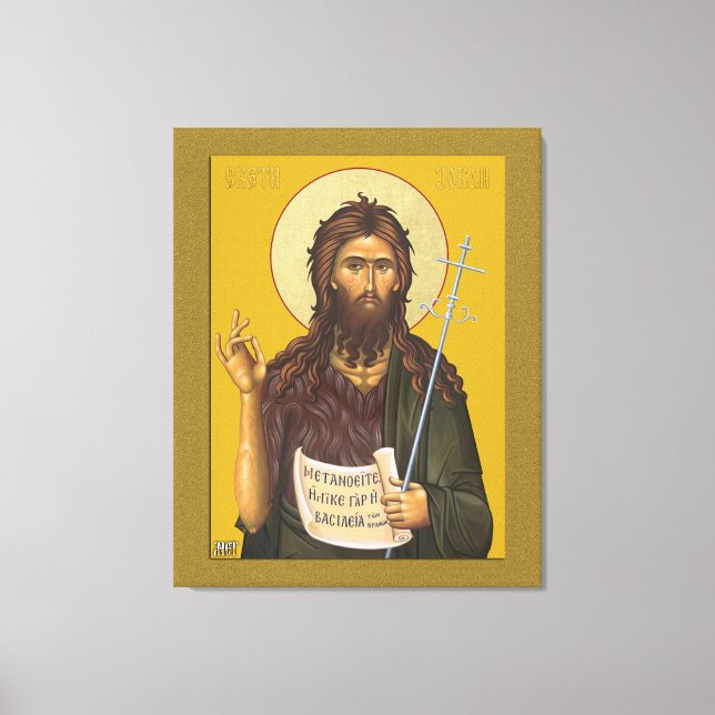 Saint John, böneikon Canvastryck (Framsida)