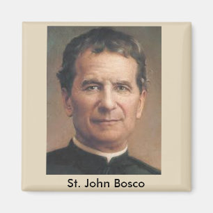 Saint John Bosco Porträtt Magnet