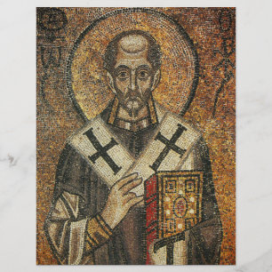 Saint John Chrysostom archbishop, Konstantinopel Reklamblad
