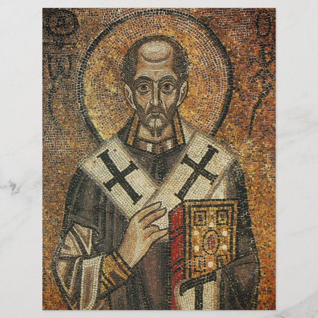 Saint John Chrysostom archbishop, Konstantinopel Reklamblad (Framsidan)
