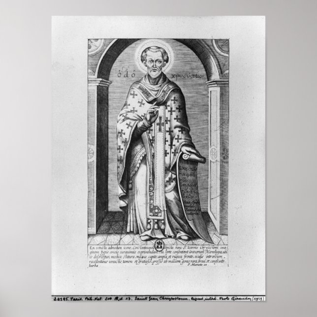 Saint John Chrysostome, 1700-talet Poster (Framsidan)