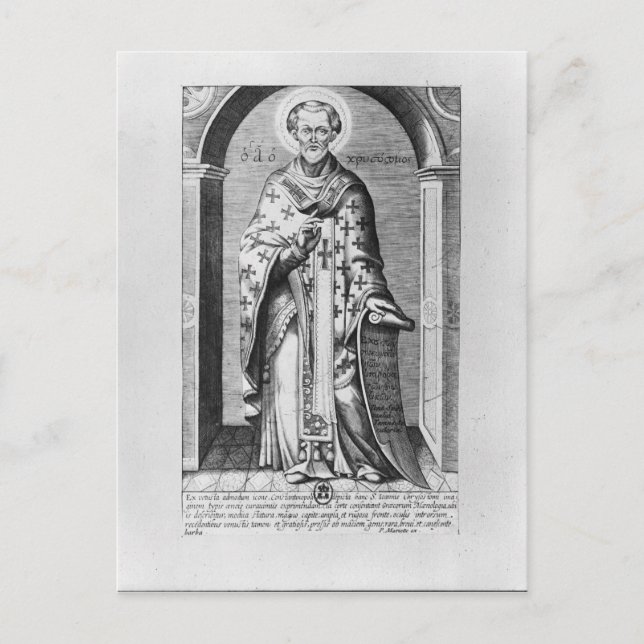 Saint John Chrysostome, 1700-talet Vykort (Framsida)