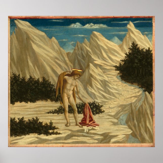 Saint John - Domenico Veneziano Fine Art Poster (Framsidan)