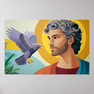 Saint John Evangelist: The Eagle of Revelation Poster