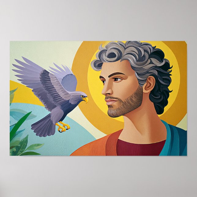 Saint John Evangelist: The Eagle of Revelation Poster (Framsidan)