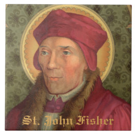 Saint John Fisher (SAU 025) Ceramic Kakelplatta