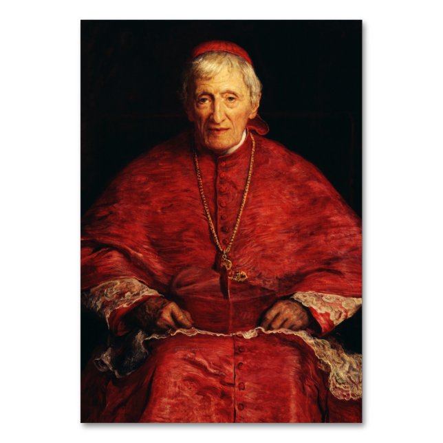 Saint John Henry Newman engelsk teolog Bordsnummer (Framsidan)