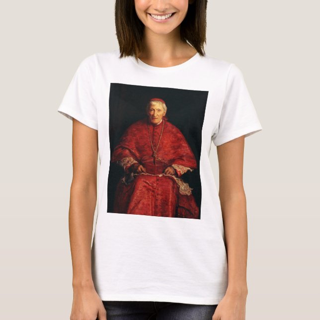 Saint John Henry Newman English theologian T Shirt (Framsida)
