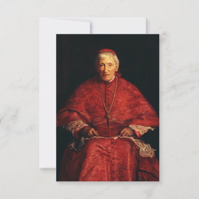 Saint John Henry Newman English theologian Tack Kort (Framsida)
