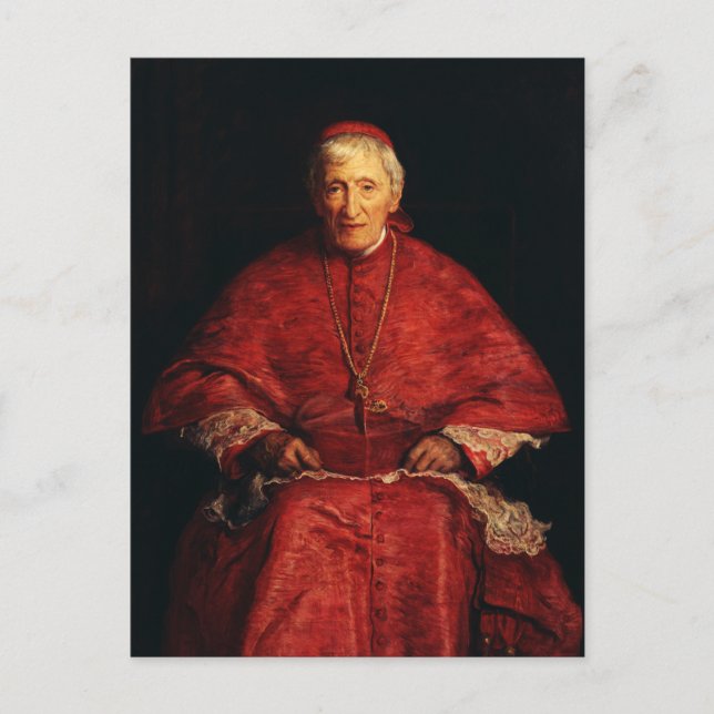 Saint John Henry Newman English theologian Vykort (Framsida)