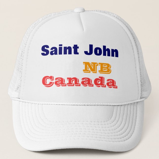 Saint John NB Kanada Truckerkeps (Framsida)
