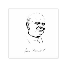 Saint John Paul II Självfärgande Stämpel