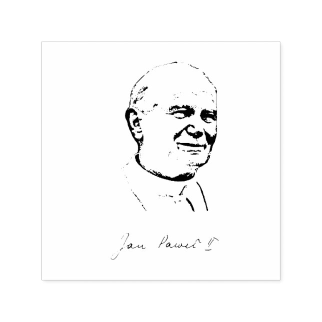Saint John Paul II Självfärgande Stämpel (Design)