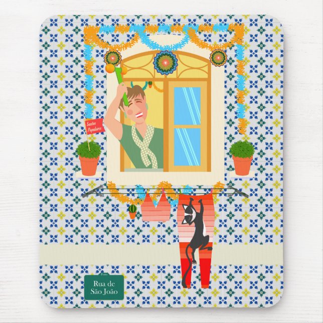 Saint John portugisisk Festa granne Musmatta (Framsidan)