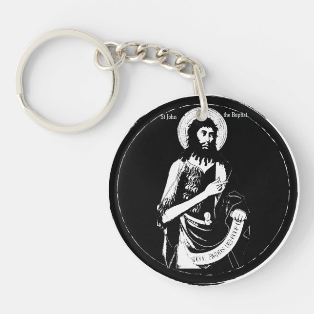 Saint John The Baptist Acrylic Keychain (Framsidan)
