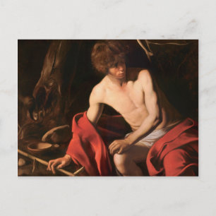 Saint John The Baptist - Caravaggio Vykort