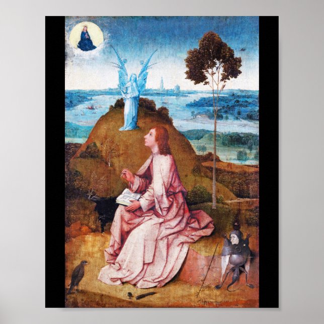 Saint John the Evangelist on Patmos, Bosch Poster (Framsidan)