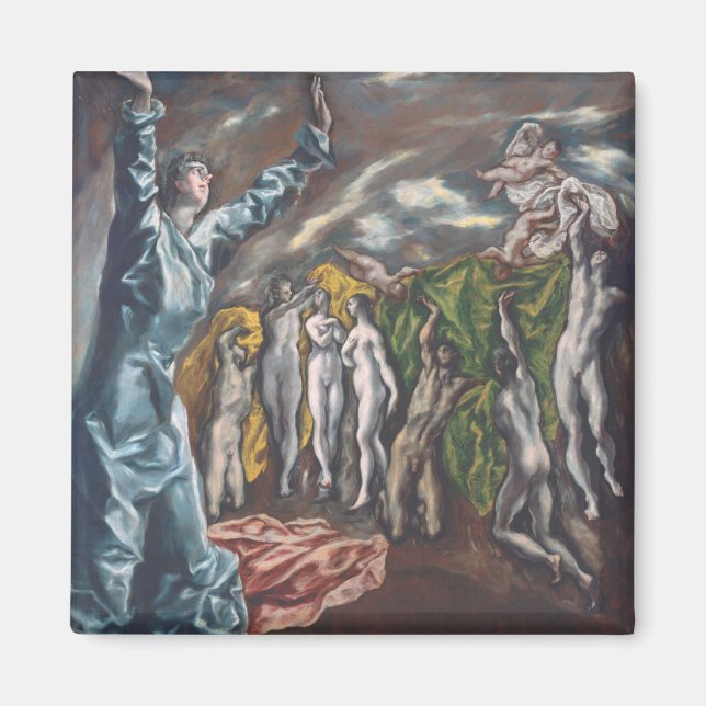 Saint John-visionen Magnet (Framsidan)