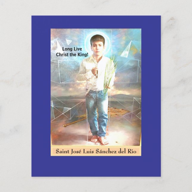 Saint José Luis Sánchez del Rio Flygblad (Framsidan)