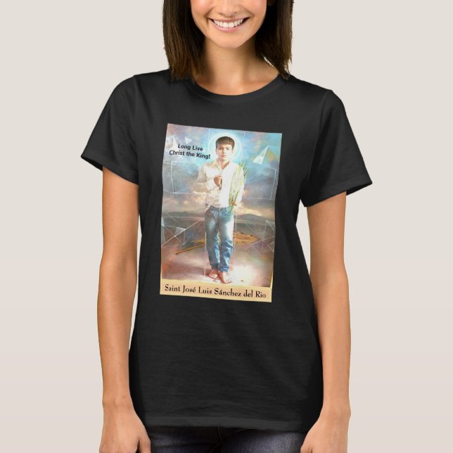 Saint José Luis Sánchez del Rio T Shirt (Framsida)