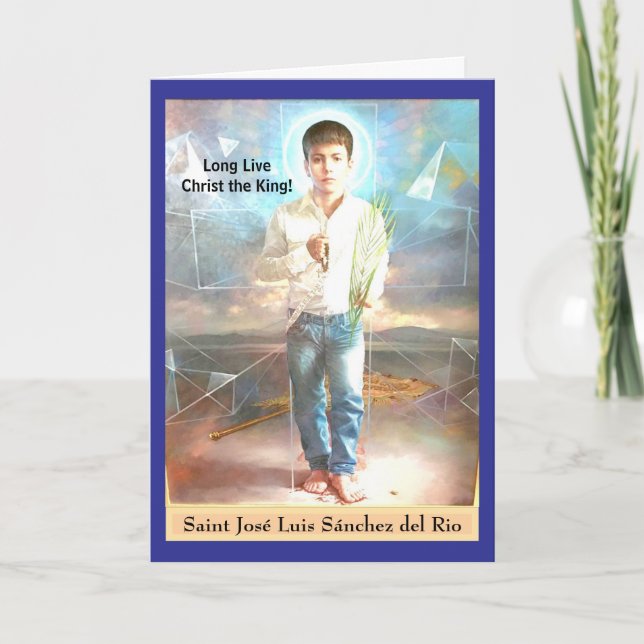 Saint José Luis Sánchez del Riokort Kort (Framsida)