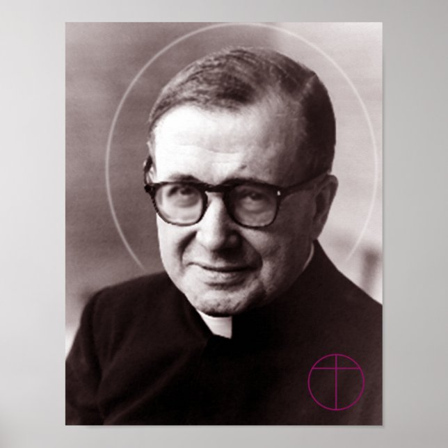 Saint Josemaría Escrivá Poster (Framsidan)