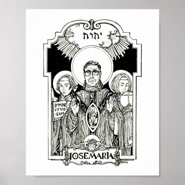Saint Josemaria Escriva Poster (Framsidan)