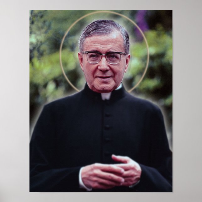Saint Josemaría Escrivá Poster (Framsidan)