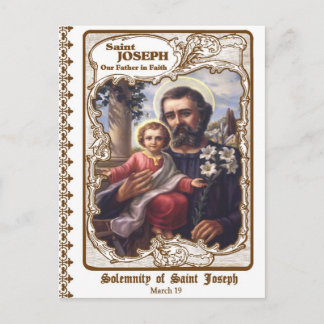 Saint Joseph Anpassningsbars vykort