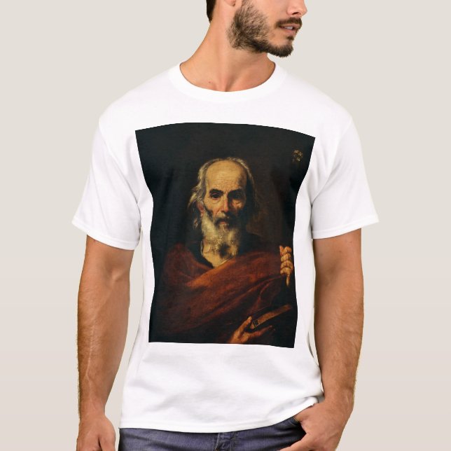 Saint Joseph av Jusepe de Ribera T-Shirt (Framsida)