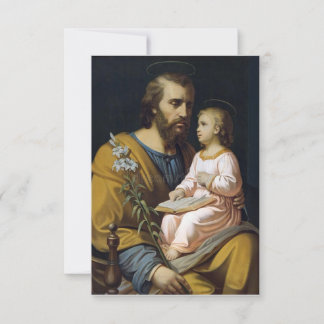 Saint Joseph Consecration Card Tack Kort