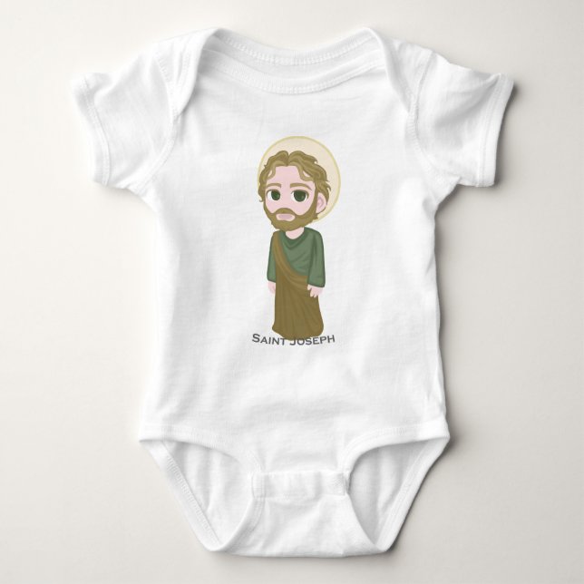 Saint Joseph Cute Catholik T-shirt (Framsida)
