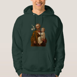 Saint Joseph Guardian från Heligans familj Hoodie